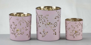 glass candle holder