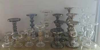 glass candle holder