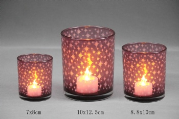 candle holder glass