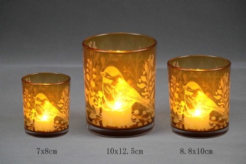 candle holder glass