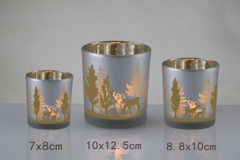 glass candle holder