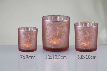 glass candle holder