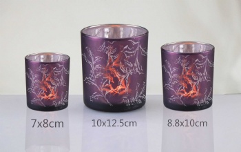 glass candle holder