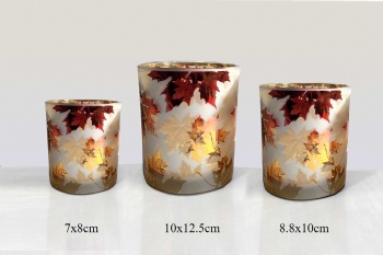 glass candle holder