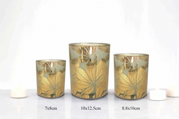 glass candle holder