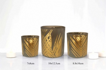glass candle holder