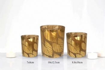 glass candle holder