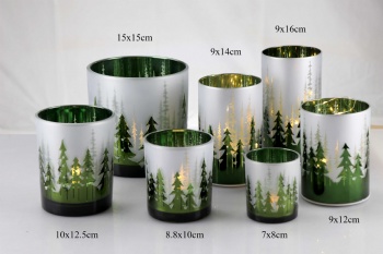 glass candle holder
