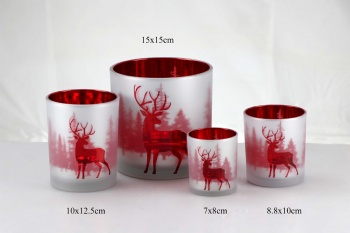 glass candle holder
