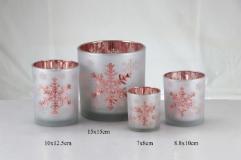 glass candle holder