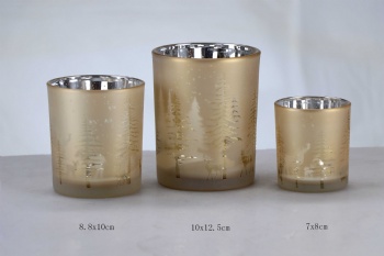 glass candle holder