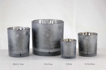 glass candle holder