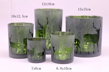 glass candle holder