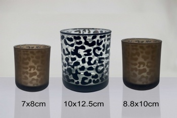 glass candle holder