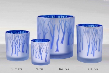 glass candle holder