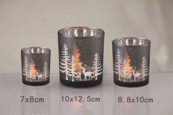 glass candle holder