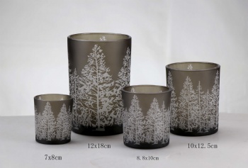 glass candle holder