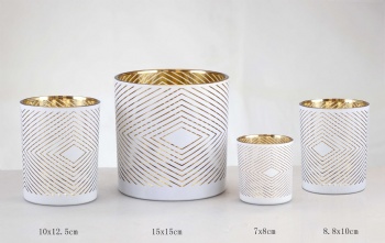 glass candle holder