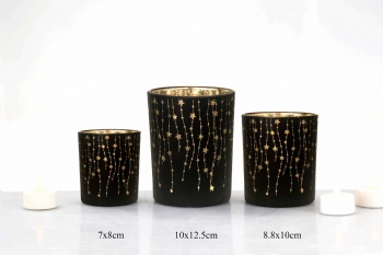 glass candle holder