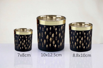 glass candle holder