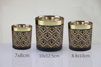 glass candle holder