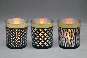 glass candle holder