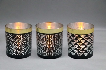 glass candle holder