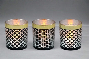 glass candle holder