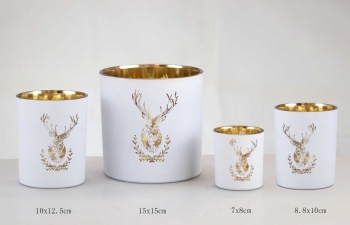 glass candle holder