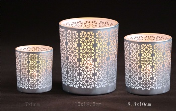 glass candle holder