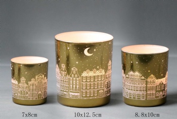 glass candle holder