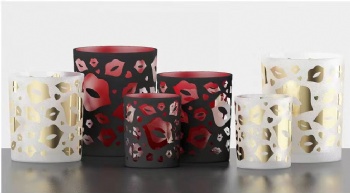 glass candle holder