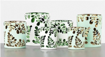 glass candle holder