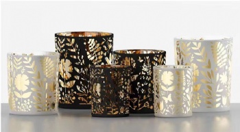glass candle holder