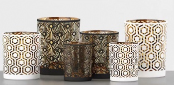 glass candle holder