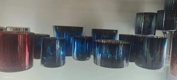 glass candle holder
