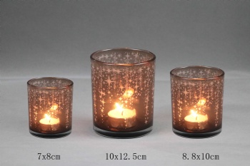 glass candle holder
